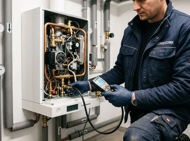 Arbeiten an der Heizungsanlage — Morneweg Heizung & Sanitär